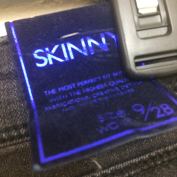 Indigo Rein Skinny Jeans Midrise Destroyed Black - Picture 12 of 15